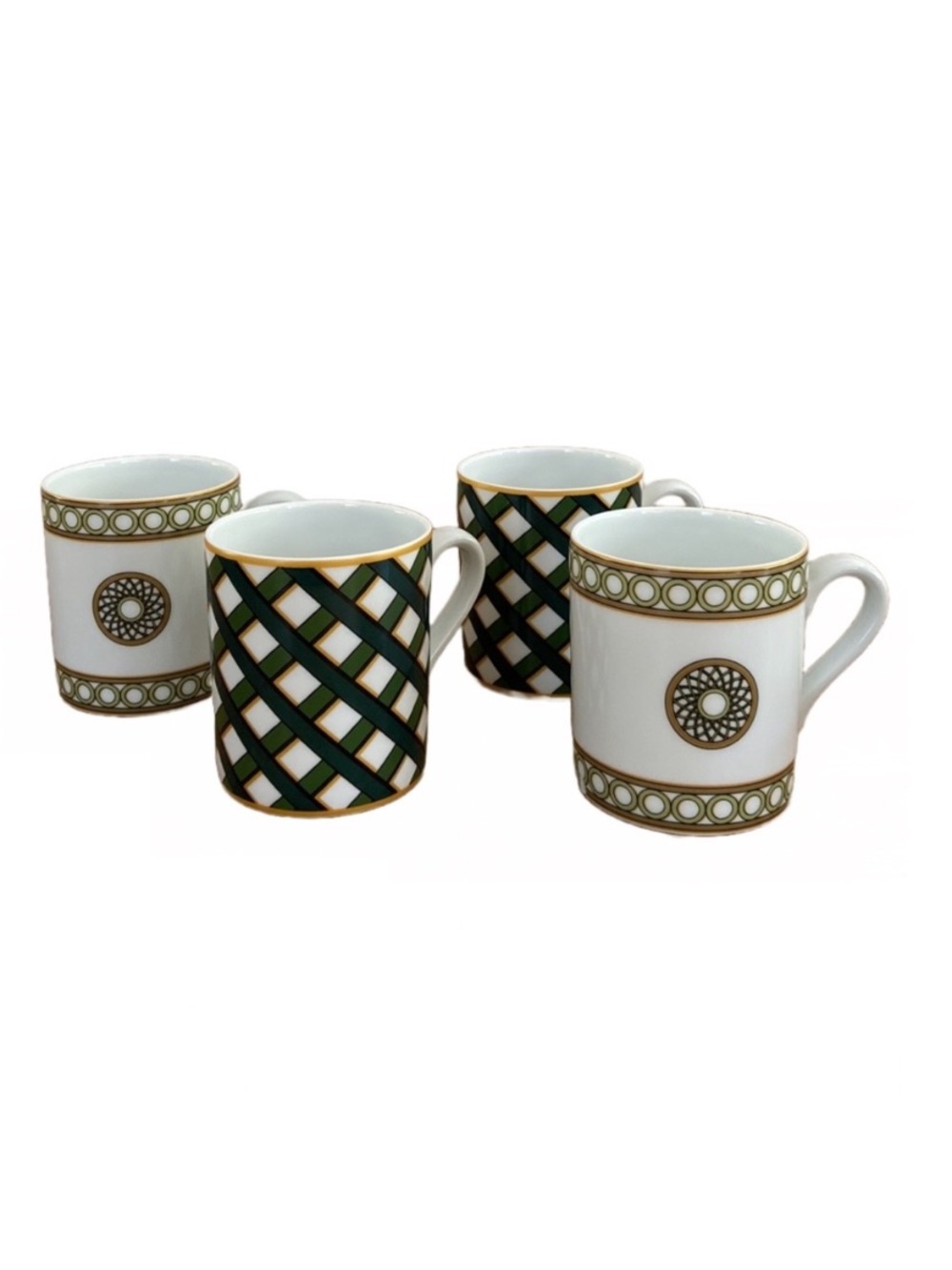 Royal Limoges Jardin Francais Mugs - Set of 4